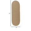 Colonial Mills Boca Raton - Cuban Sand 2 Ft x5 Ft Runner (Oval) Rug Indoor/Outdoor 100% Polypropylene - 2 of 4