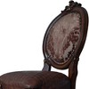 Versailles 21" Dining Chairs Cherry - Acme Furniture: Traditional Style, Button Tufted, Nailhead Trim - image 2 of 4