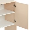 NicBex 60" Decorative Storage Cabinet, 4 Doors Sideboard Buffet Cabinet with Storage Pantry Cabinet for Kitchen, Living Room, Entryway - 2 of 4