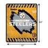 NFL Pittsburgh Steelers Game Tech Ultra Cozy Throw Blanket - 3 of 4