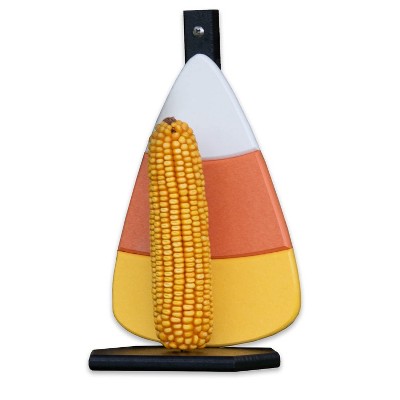 JCs Wildlife Candy Corn Squirrel Feeder - Fun Fall Decor - Squirrel Corn Feeder - Funny Feeder - Holds 1 Corn Cob