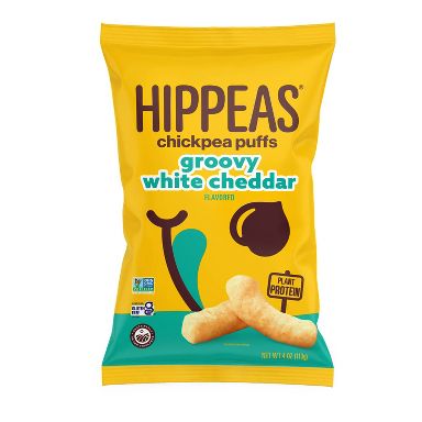 Hippeas Groovy White Cheddar - 4oz