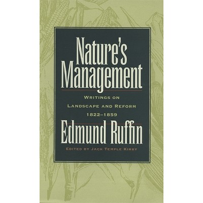 Nature's Management - by  Edmund Ruffin (Paperback)