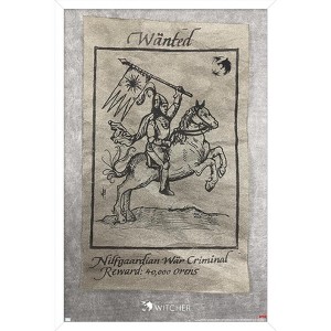 Trends International Netflix The Witcher Season 2 - Wanted War Criminal Framed Wall Poster Prints - 1 of 4