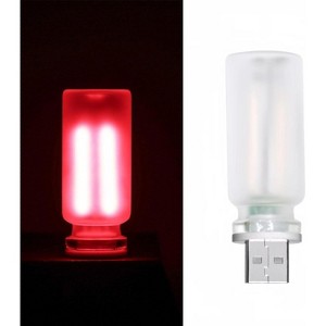 TruAIR Retro USB Car Lamp Ð Touch LED Ambient Light for Vehicles & Home Red No Size - 1 of 4