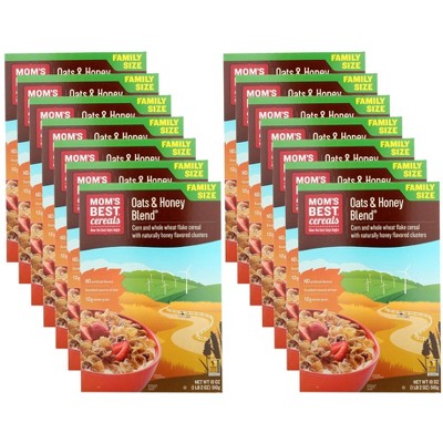 Mom's Best Oats & Honey Blend Cereal - Case of 14/18 oz