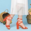 Perphy Strappy Lace Up Chunky High Heel Sandals for Women - 4 of 4