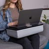BIRDROCK HOME Lap Desk with Storage and Cushion - Grey - 4 of 4