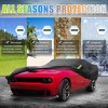 Unique Bargains Waterproof with Zipper Car Cover for Dodge Challenger 2008-2023 Black 1 Pc - 2 of 4