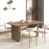 Dexmalle Wood Mid Century Dining Table with Double Robust Pedestal - 2 of 4