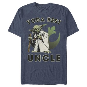 Men's Star Wars Yoda Best Uncle T-Shirt - 1 of 4
