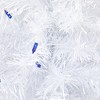 Northlight 2' Pre-lit White Iridescent Pine Artificial Christmas Tree - Blue Lights - 4 of 4