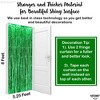 KatchOn, Green Streamers Party Decorations -3.2x6.5 Feet, Pack of 2 | Birthday Decorations | Jungle Party Decorations - 2 of 4