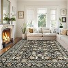Washable Area Rug for Living Room, Non-Slip Large Oriental Rug for Bedroom, Dining Room, Kitchen, Stain Resistant Soft Floor Carpet - 2 of 4
