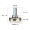 Unique Bargains Metal Screw in Threaded Adjustable Furniture Leveling Feet for Chairs - 2 of 4