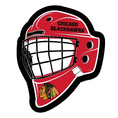 Evergreen Ultra-Thin Edgelight LED Wall Decor, Helmet, Chicago Blackhawks- 15.6 x 19 Inches Made In USA