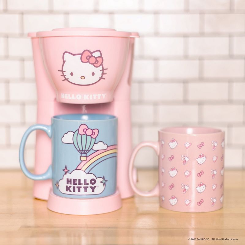 Uncanny Brands Hello Kitty Coffee Maker 3pc Set, 4 of 6