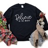 Simply Sage Market Believe In The Magic Sweatshirt - L - Midnight - 3 of 4