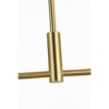 Elegant Lighting Willa 26-Inch Brass Pendant with Modern Flair - 2 of 4