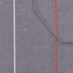 charcoal/red/white stripe