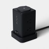 Surge Protector Tower with Top Charging 6 Outlet Pad USB-C and USB-A Port 15A 6ft Cord - Dealworthy™ - 2 of 4