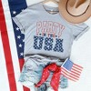Simply Sage Market Women's Retro Party In The USA Stars Short Sleeve Graphic Tee - 3 of 4