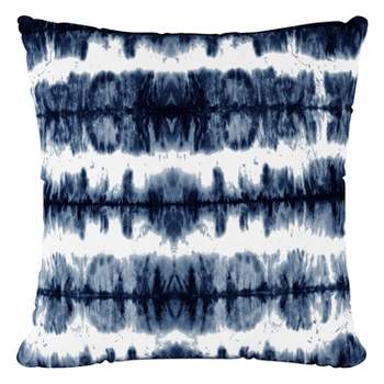 18"x18" Obu Striped Polyester Square Throw Pillow - Skyline Furniture