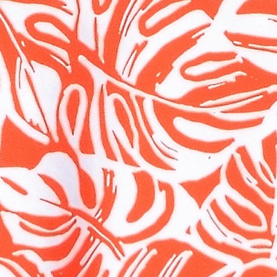 orange mini tropic leaves