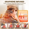 Graphene-Infused Heating Pad 3X Deeper Pain Relief , Heated Wrap w/ 6 Heat Options 4 Auto-Off Timer, Gifts for Mom Women Christmas Birthday - 4 of 4