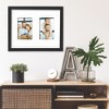 Courtside Market Classic Hues Portrait Frame Collection Black 11"x14" 2-4x6 Openings - 2 of 2