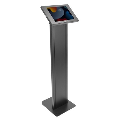 Mount-It! Tablet Kiosk Stand | Floor Standing Anti-Theft Tablet Stand Compatible with iPad (Gen 10, 9, 8, 7) & iPad Air & iPad Pro (11") | Black