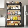 NicBex 5/6 Tier Metal Garage Shelving,2000/2400LBS Heavy Duty Storage Shelves,Adjustable Industrial Shelving Unit Storage Rack,Black - 3 of 4