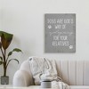 Stupell Industries Dogs are G Way Quote Pawprint Pet Humor, 24" x 30" - 2 of 4