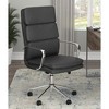 NicBex Adjustable Height High-Back Office Chairs with Universal Wheels for Work Study - 2 of 4