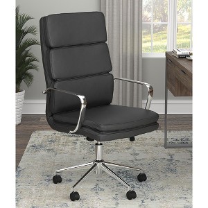 Kumasinova Upholstered Home Office Chairs with Wheels,Desk chair with High-Back for Bedroom,Living Room,Studying - 1 of 4