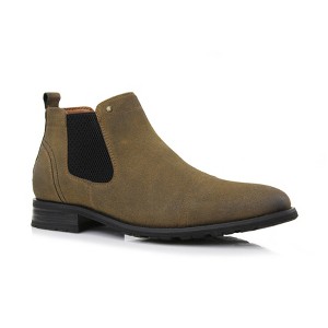 Ferro Aldo Mens Sterling MFA606325 Classic Suede Chelsea Slip on Ankle Boots - 1 of 4