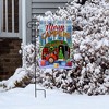 Merry Campers Christmas Garden Flag Primitive 18" x 12.5" Briarwood Lane - 4 of 4