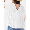 Coolmee Women's Plus Size Crochet Cardigan Lightweight Short Sleeve Summer Boho Open Front Knitted Cardigans - 4 of 4