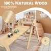 Huxxion 3 in 1 Pikler Triangle Set, Wooden Jungle Gym, Climbing Toys for Toddlers 1-3 Inside - 4 of 4