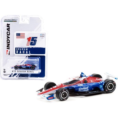 Dallara IndyCar #15 Graham Rahal "United Rentals" Rahal Letterman Lanigan Racing (2021) 1/64 Diecast by Greenlight