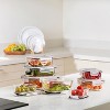 Sorbus 16-Piece Glass Food Storage Containers with Lids - Airtight, Microwave, Fridge, Dishwasher, Oven Safe, BPA-Free, Meal Prep Containers - 4 of 4