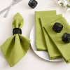 Design Imports Bird Nest Black Napkin Ring Set/4 - 3 of 4