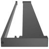 vidaXL Shower Shelf for Walk-in Shower Wall Black 45.3 in. Aluminum - 4 of 4