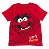 Disney Muppets Kermit the Frog Rowlf the Dog Animal Gonzo 3 Pack T-Shirts Infant to Toddler - 4 of 4