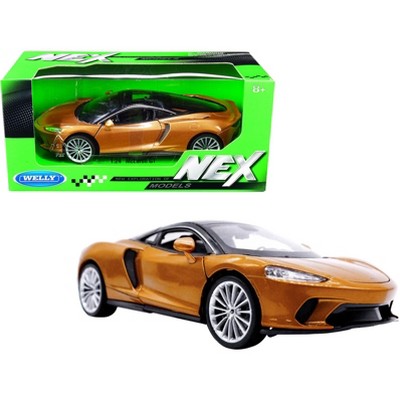 McLaren GT Gold Metallic with Black Top "NEX Models" 1/24 Diecast Model Car by Welly