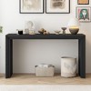 NicBex 59" Modern Console Table with Wide Open Shelf, Wood Veneer TV Stand, Simple Entryway Table for Living Room, Entryway - 3 of 4
