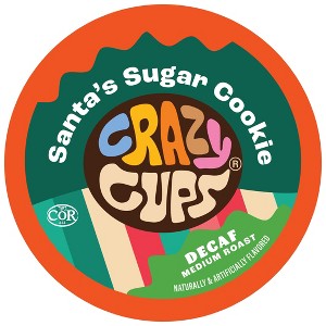 Decaf Santa's Sugar Cookie Flavored Coffee Pods - 1 of 3