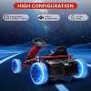 24V 9Ah Kids Ride On Go Kart Toy, High Speed 8.1MPH Drifting Car with Powerful Motors, Large Seat,Slow Start Function,for Kids 8-12 Years - 4 of 4