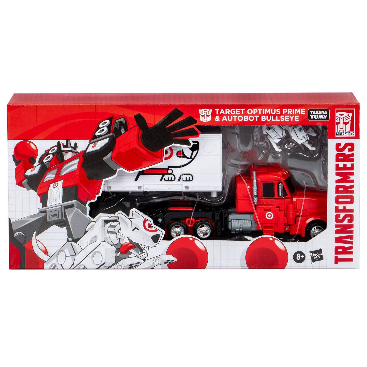 Transformers Target Optimus Prime and Autobot Bullseye Action Figure Set - 2pk (Target Exclusive)