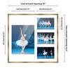 PosterPalooza | Metallic Gold Bronze Finish Collage Frame - White Mat, 20 Frame Sizes, UV Acrylic - 2 of 4